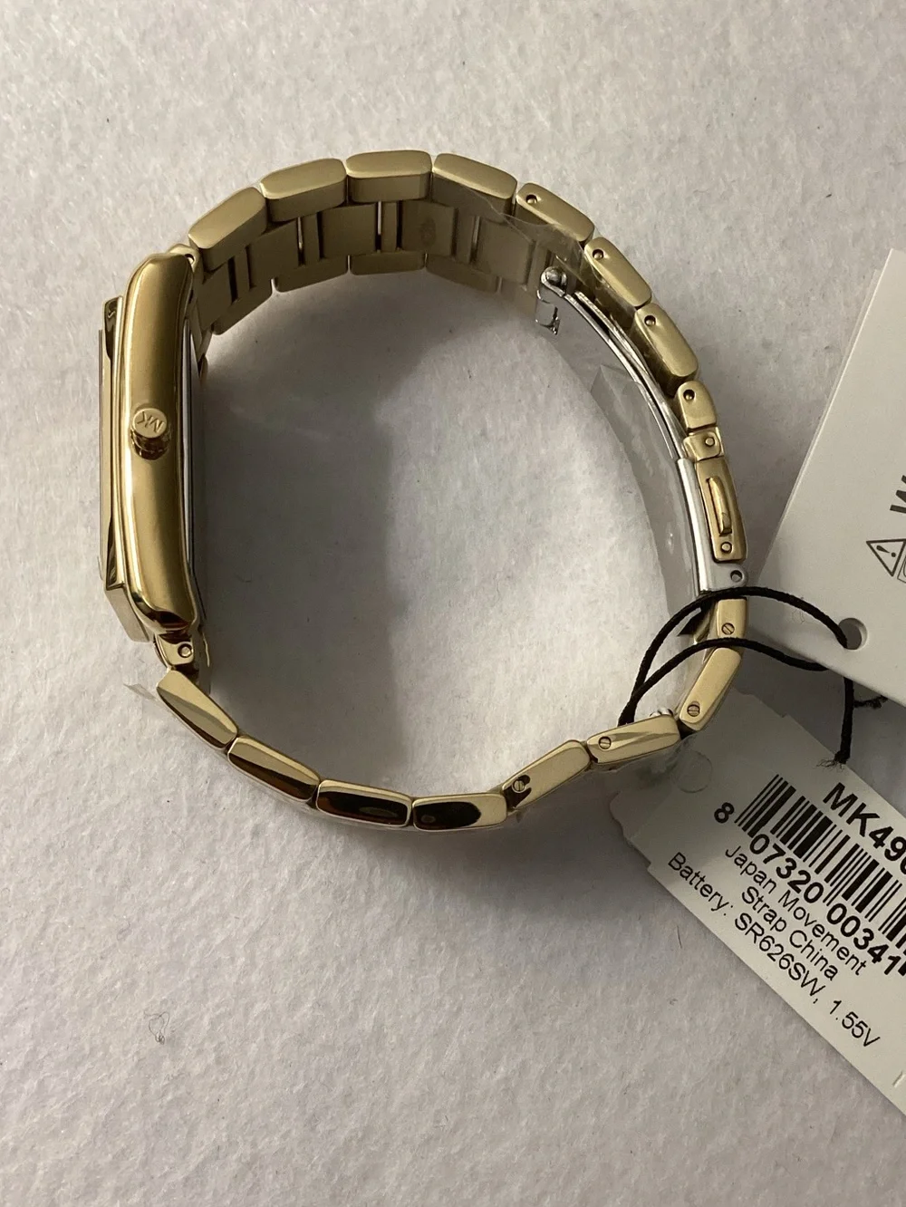 Michael Kors Essex Gold-Tone Stainless Steel Watch, 26x36mm